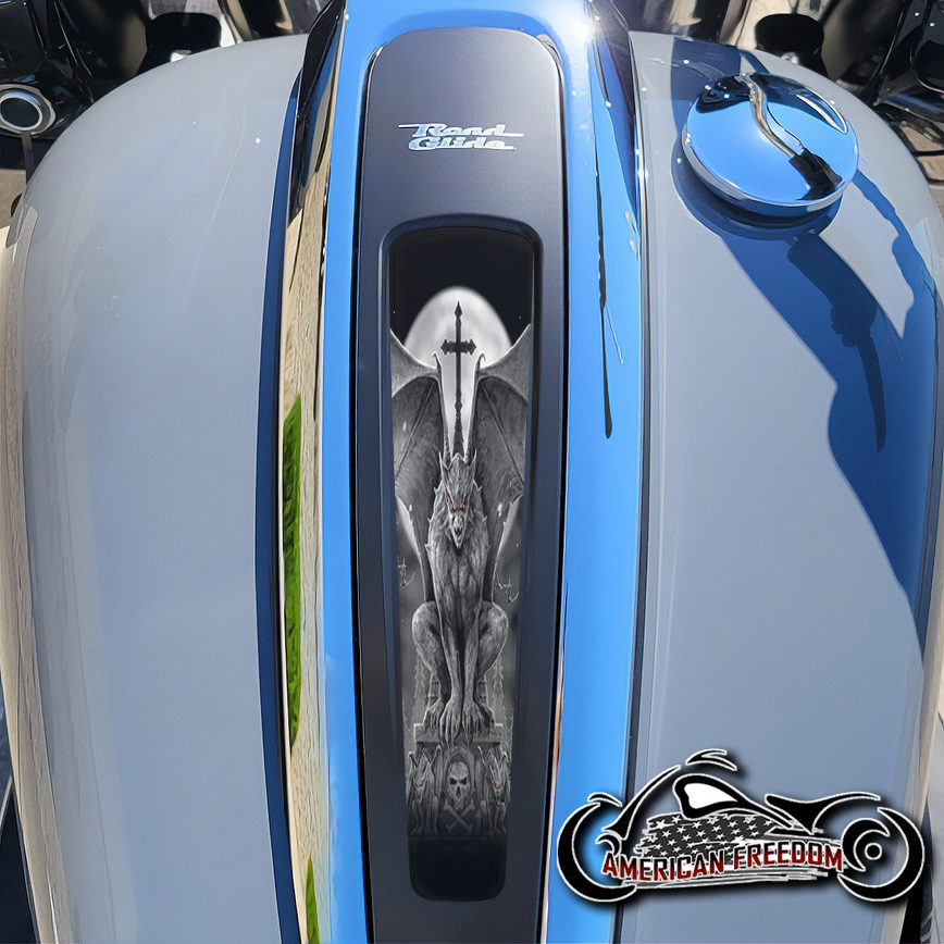 Harley 2021+ Street & Road Glide Dash Insert - Gargoyle